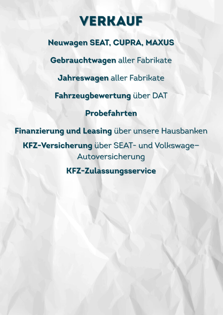 Dienstleistungen-Verkauf